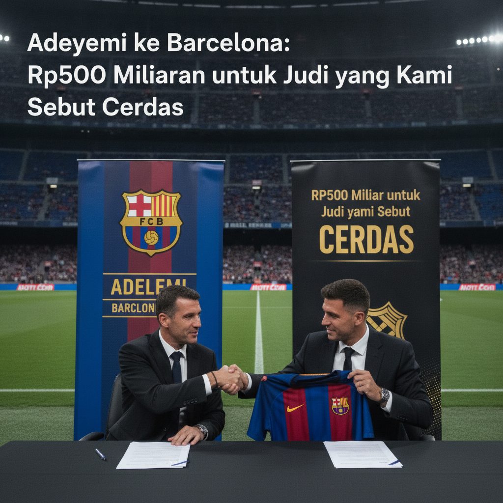 Adeyemi ke Barcelona: Rp500 Miliaran untuk Judi yang Kami Sebut Cerdas