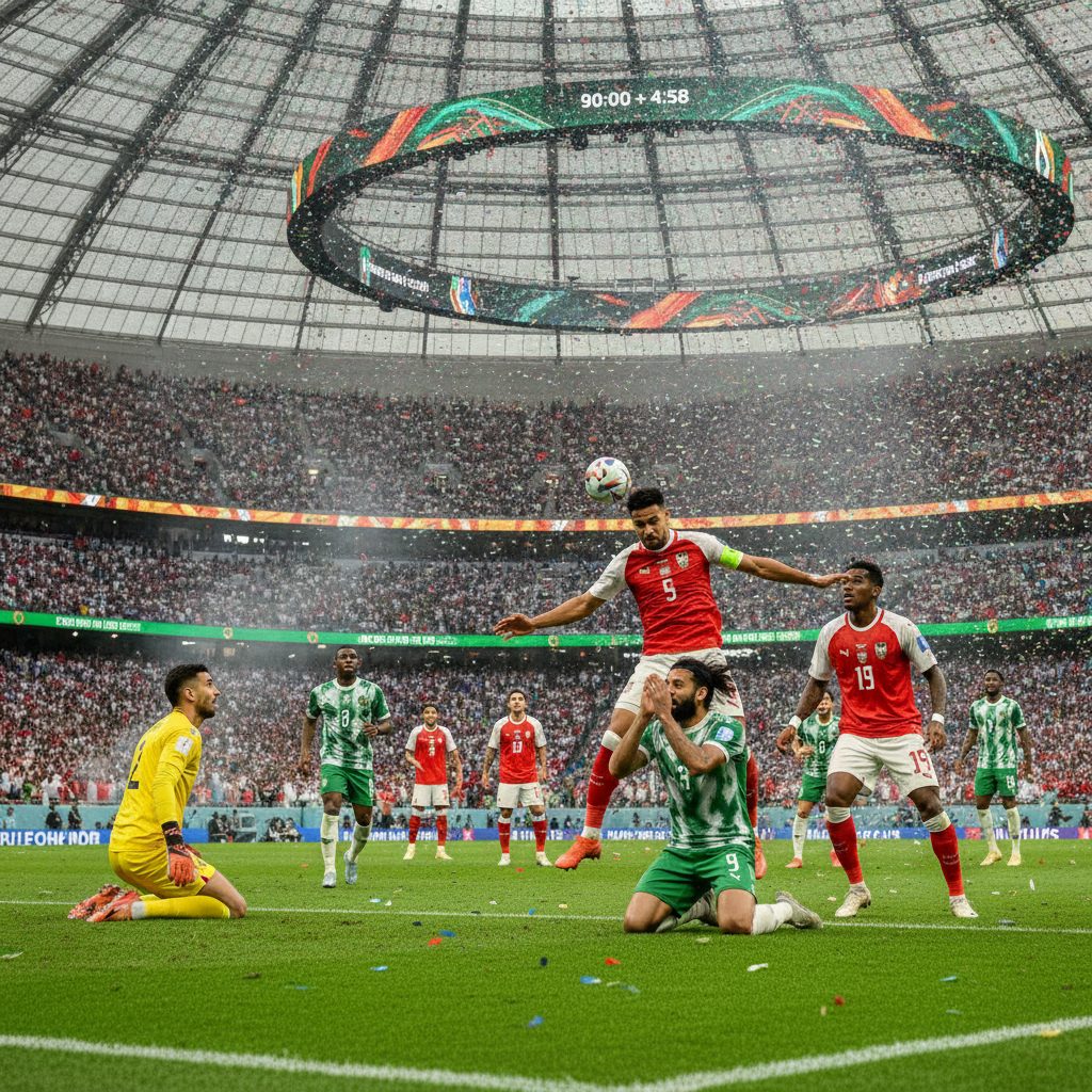 Drama Enam Gol di Arrowhead: Mahrez Nyaris Jadi Pahlawan, Kalajdzic Pukul Balik Algeria di Detik Akhir