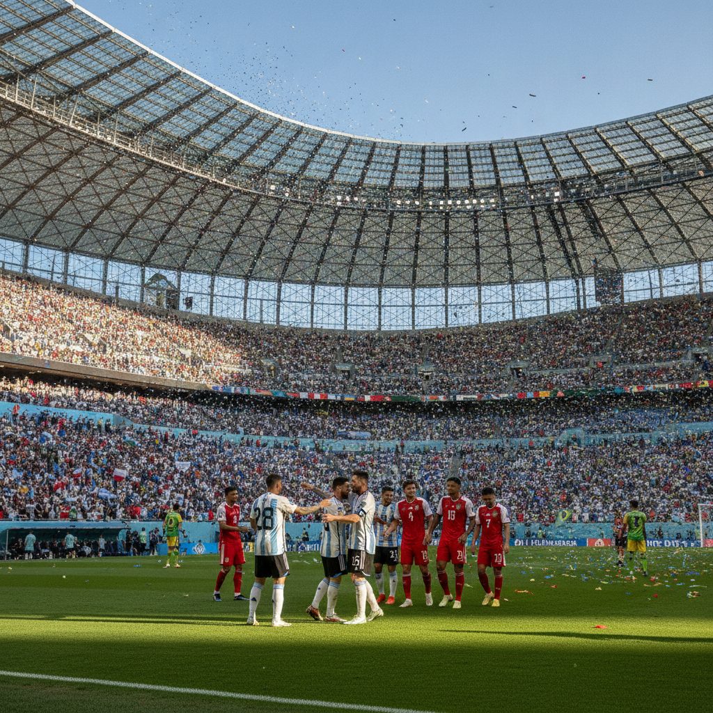 Penalti Gagal Tak Hentikan Messi, La Pulga Borong Dua Gol Tundukkan Austria di Arlington