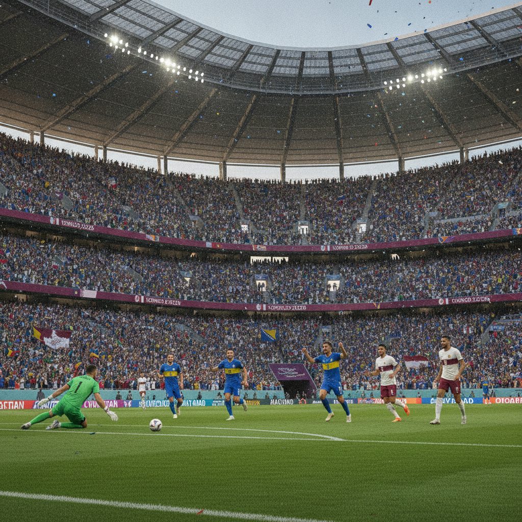 Lumen Field Jadi Saksi Bosnia Tekuk Qatar 3-1, Babak Pertama yang Menentukan