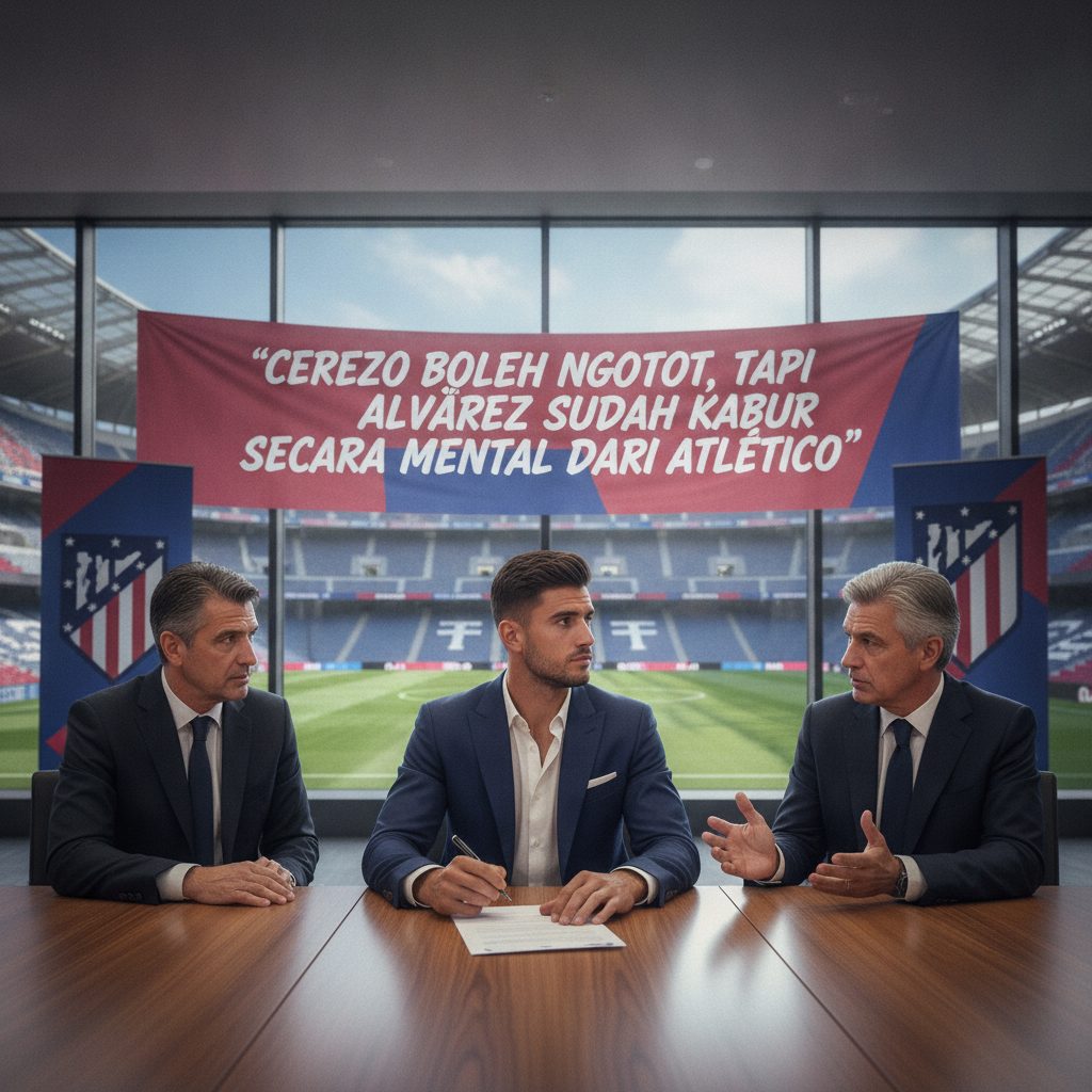 Cerezo Boleh Ngotot, Tapi Alvarez Sudah Kabur Secara Mental dari Atletico