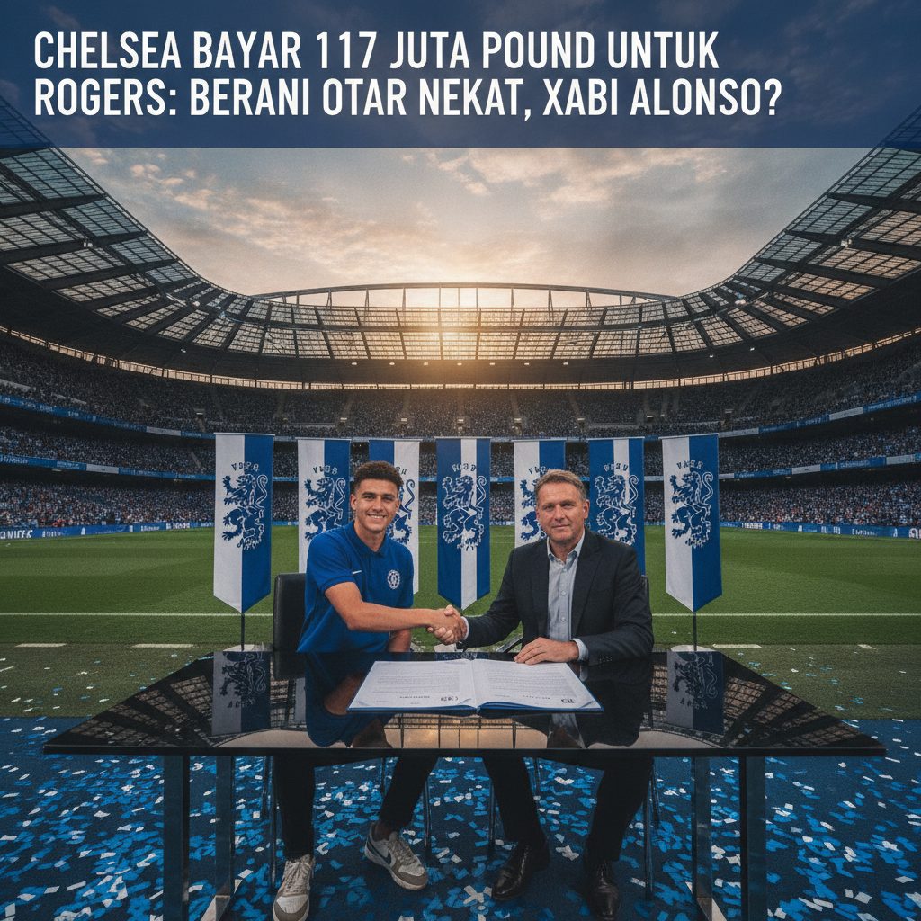 Chelsea Bayar 117 Juta Pound untuk Rogers: Berani atau Nekat, Xabi Alonso?