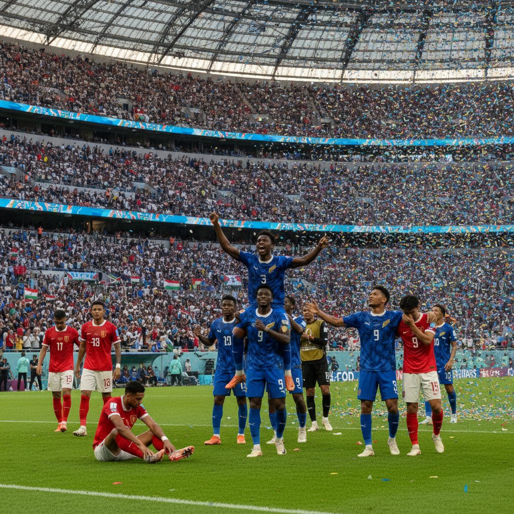 Comeback Dramatis Congo DR: Wissa Borong, Uzbekistan Tumbang di Atlanta