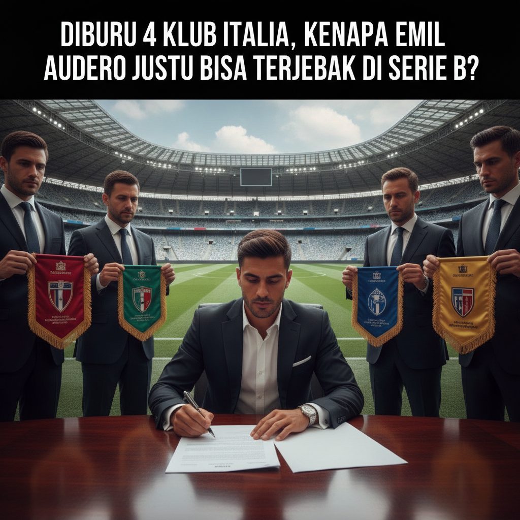 Diburu 4 Klub Italia, Kenapa Emil Audero Justru Bisa Terjebak di Serie B?