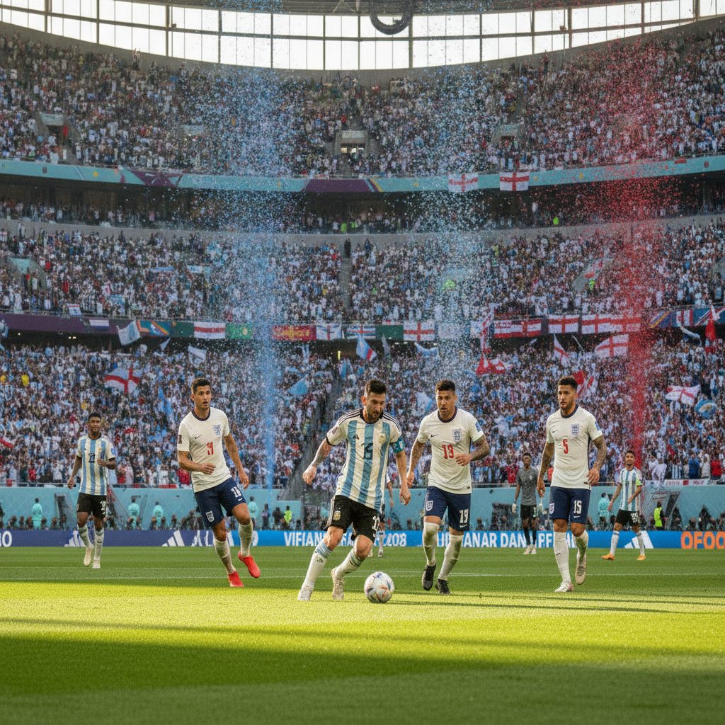 Sihir Messi Balikkan Keadaan, Argentina Patahkan Mimpi Inggris di Atlanta