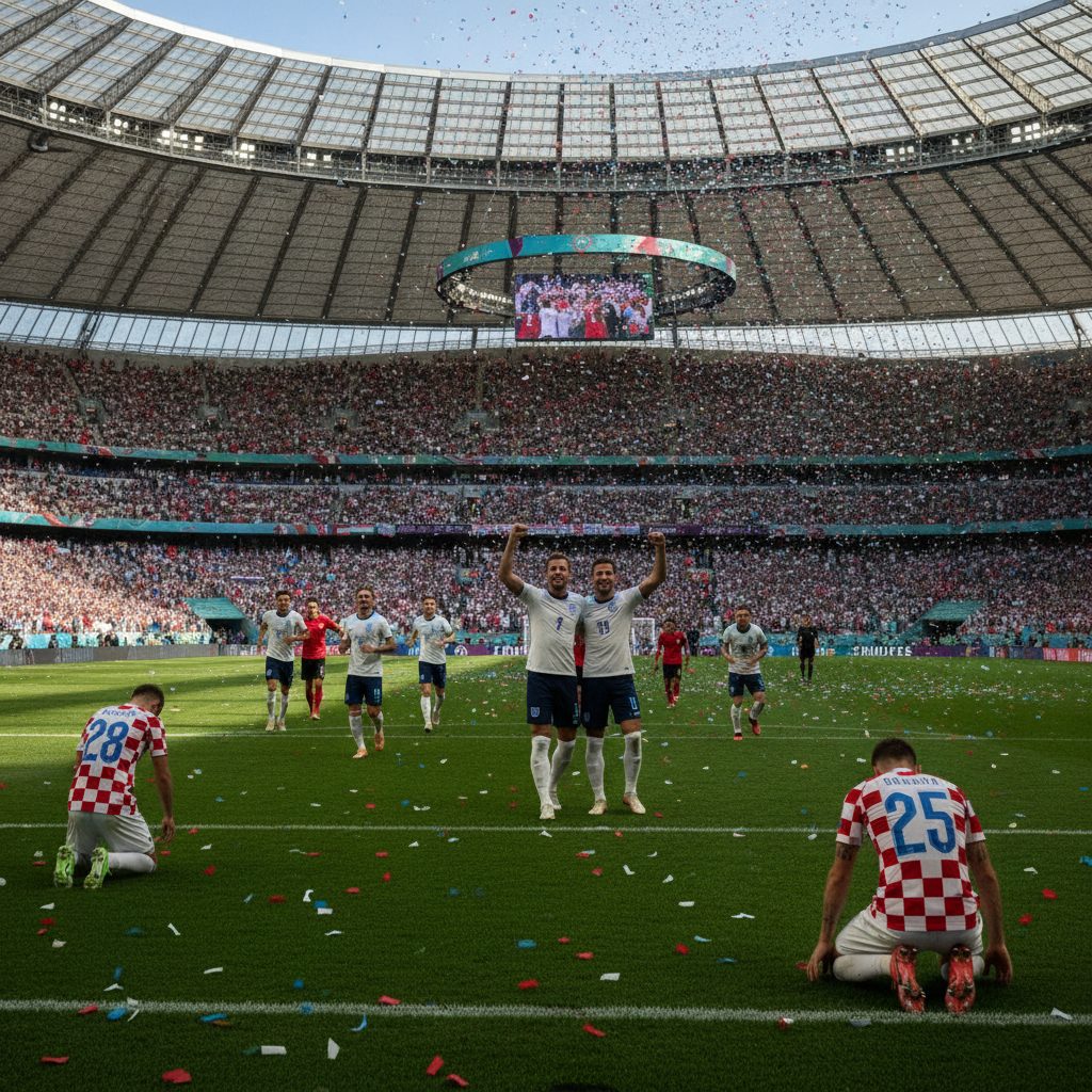 Kane Borong Gol, England Pesta Tujuh Gol Hadang Perlawanan Berani Croatia
