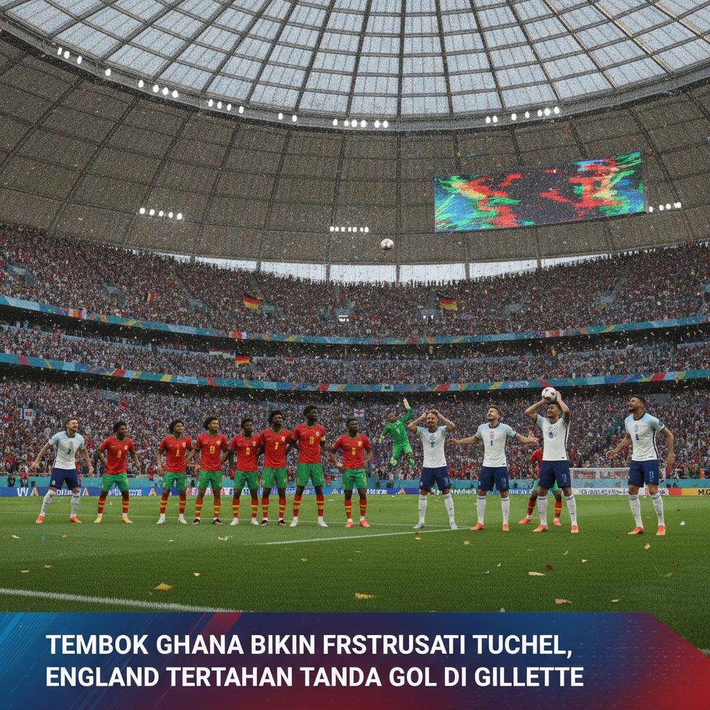 Tembok Ghana Bikin Frustrasi Tuchel, England Tertahan Tanpa Gol di Gillette