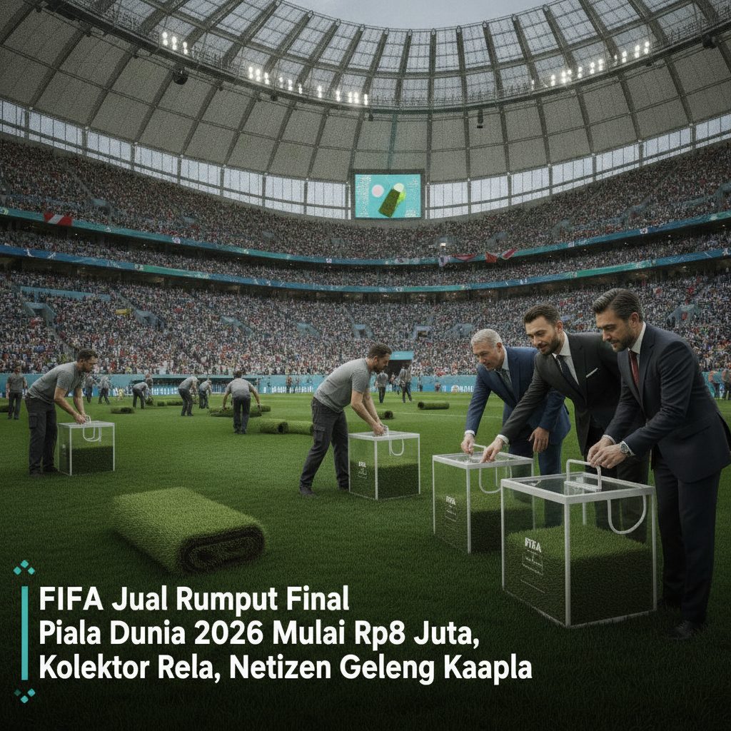 FIFA Jual Rumput Final Piala Dunia 2026 Mulai Rp8 Juta, Kolektor Rela, Netizen Geleng Kepala