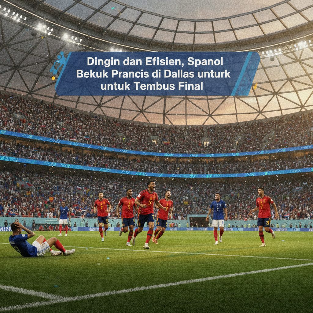 Dingin dan Efisien, Spanyol Bekuk Prancis di Dallas untuk Tembus Final