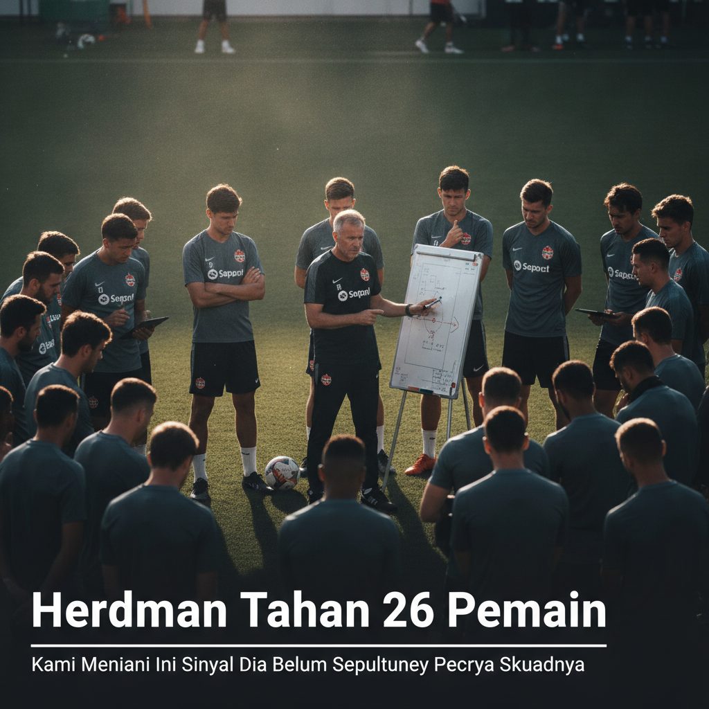 Herdman Tahan 26 Pemain, Kami Menilai Ini Sinyal Dia Belum Sepenuhnya Percaya Skuadnya
