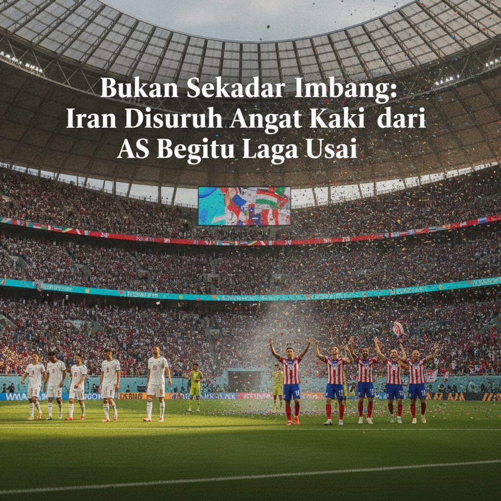 Bukan Sekadar Imbang: Iran Disuruh Angkat Kaki dari AS Begitu Laga Usai