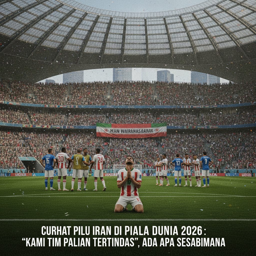 Curhat Pilu Iran di Piala Dunia 2026: "Kami Tim Paling Tertindas", Ada Apa Sebenarnya?