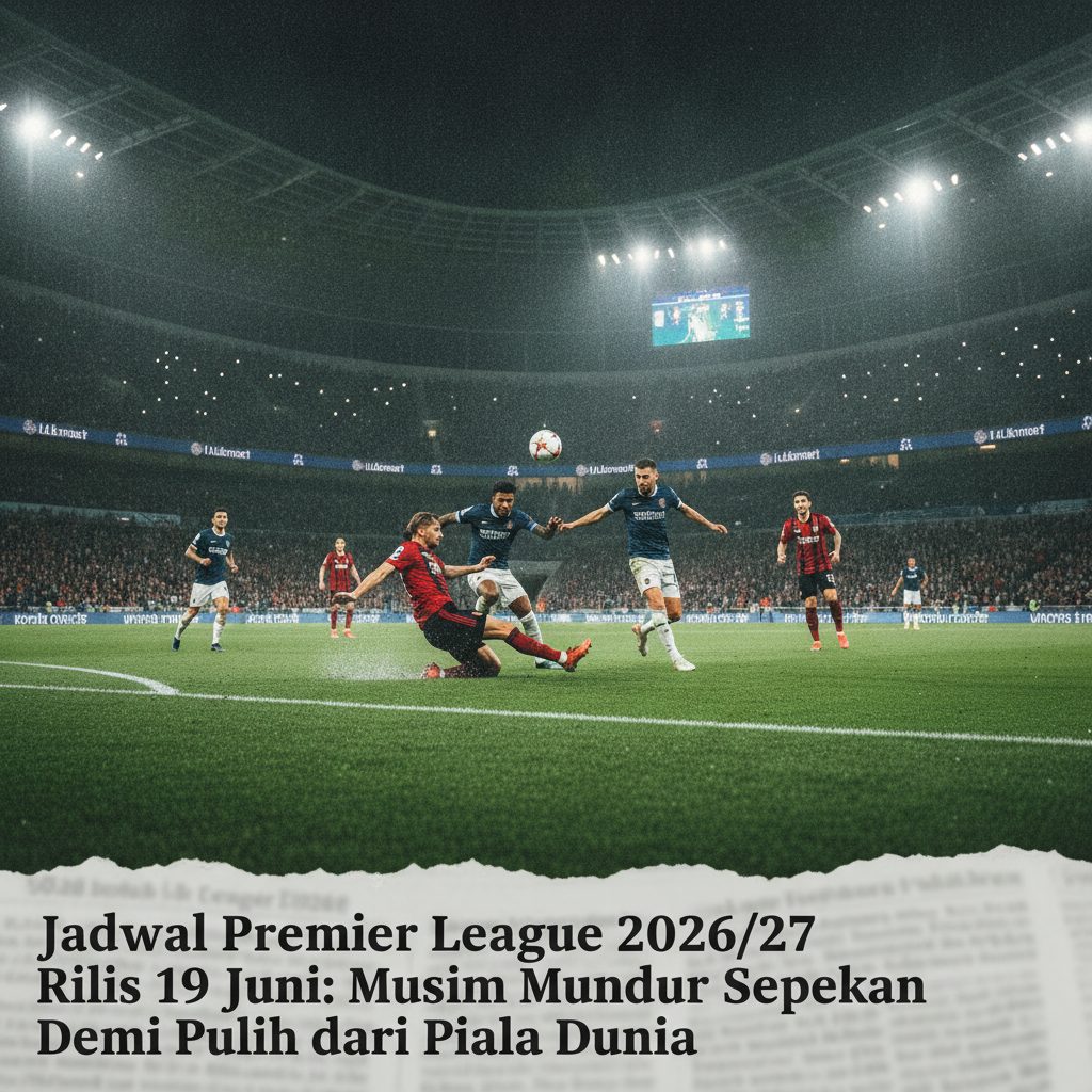 Jadwal Premier League 2026/27 Rilis 19 Juni: Musim Mundur Sepekan Demi Pulih dari Piala Dunia