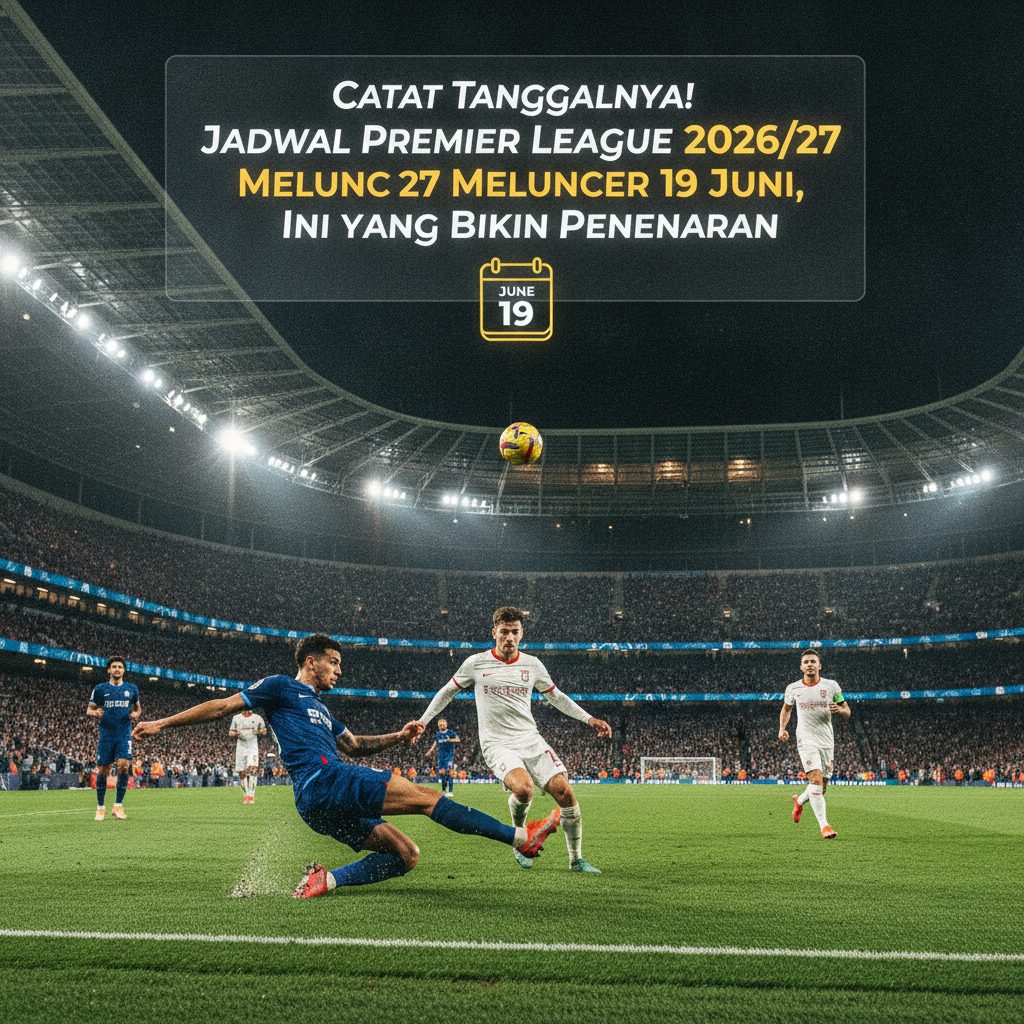 Catat Tanggalnya! Jadwal Premier League 2026/27 Meluncur 19 Juni, Ini yang Bikin Penasaran