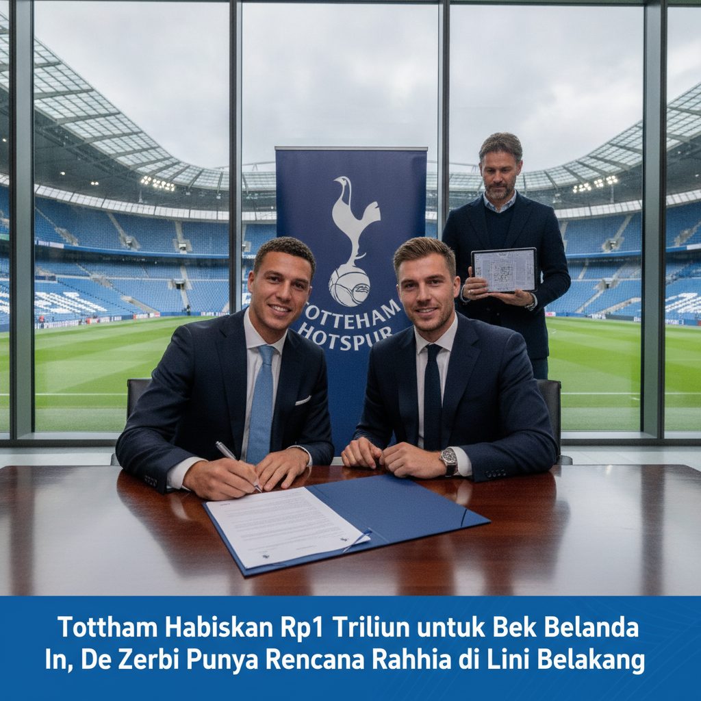 Tottenham Habiskan Rp1 Triliun untuk Bek Belanda Ini, De Zerbi Punya Rencana Rahasia di Lini Belakang