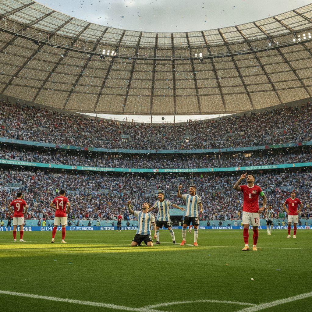 Tamari Sempat Bangkitkan Asa, Jordan Akhirnya Tunduk 1-3 dari Argentina