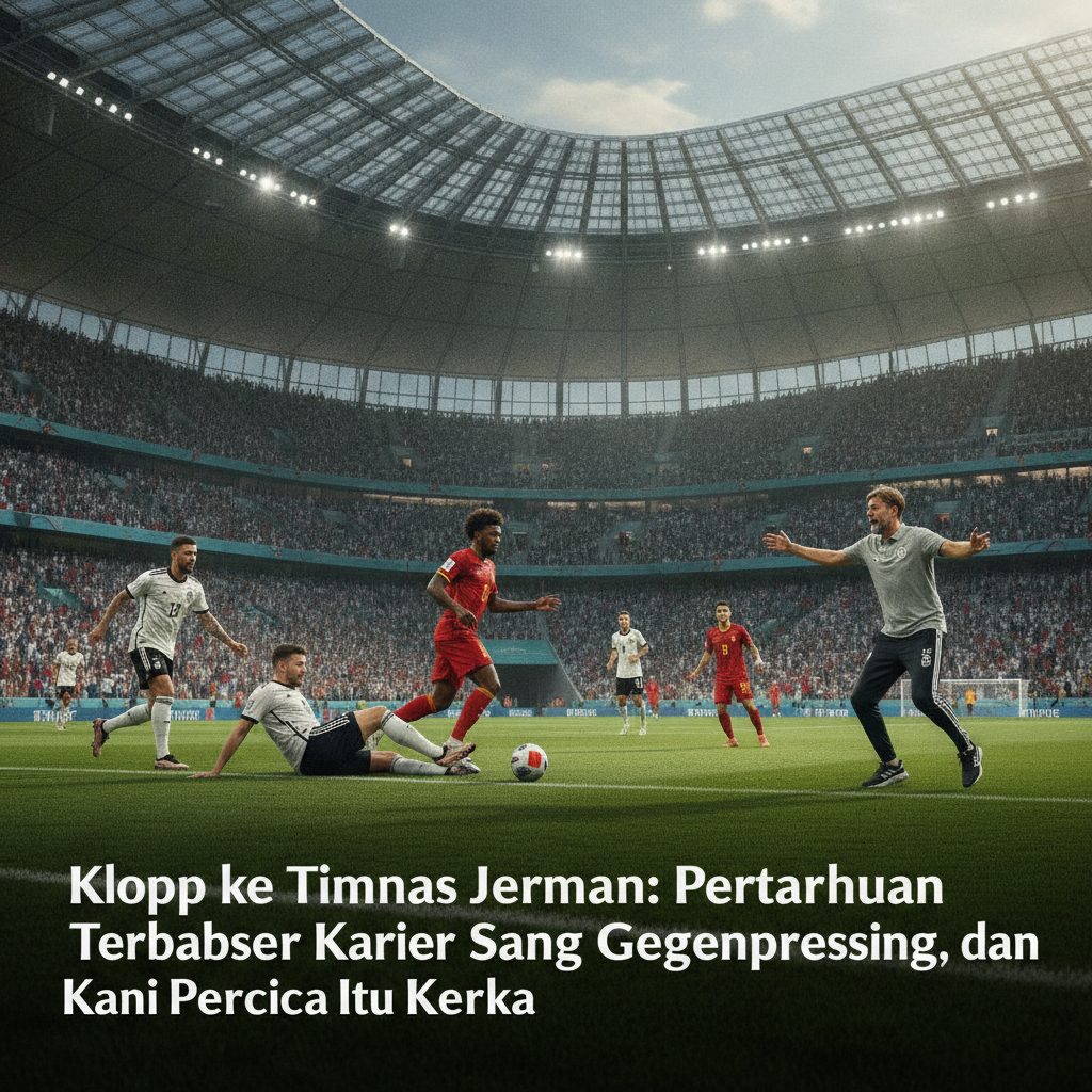 Klopp ke Timnas Jerman: Pertaruhan Terbesar Karier Sang Gegenpressing, dan Kami Percaya Itu Kerja