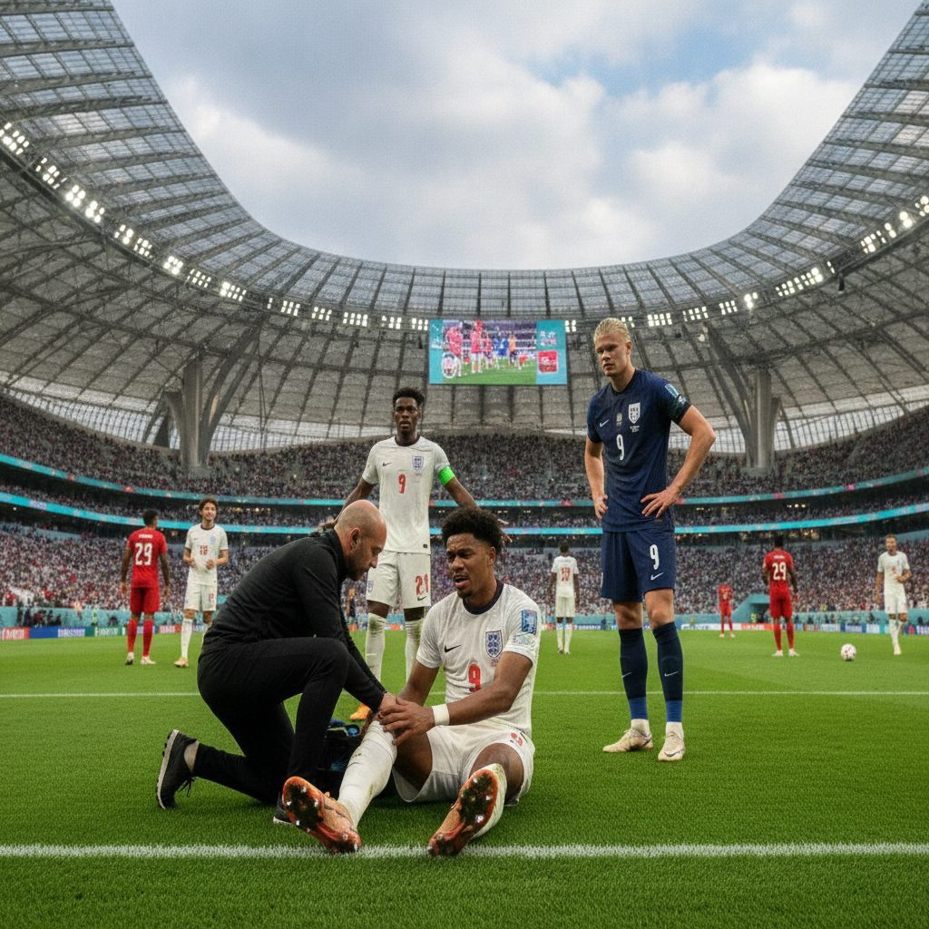 Marc Guehi Terancam Absen Lawan Haaland! Cedera Hamstring Bikin Inggris Panik Jelang Perempat Final