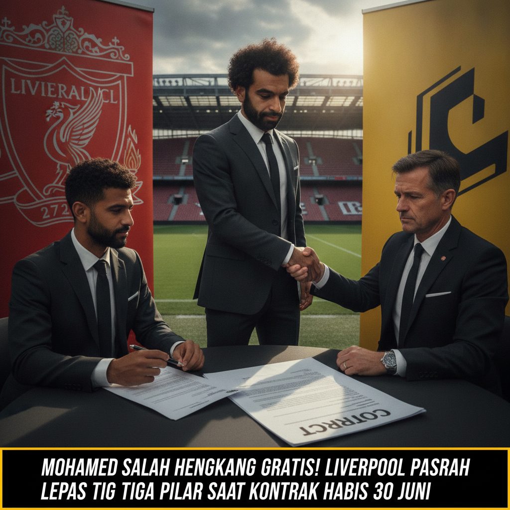 Mohamed Salah Hengkang Gratis! Liverpool Pasrah Lepas Tiga Pilar Saat Kontrak Habis 30 Juni