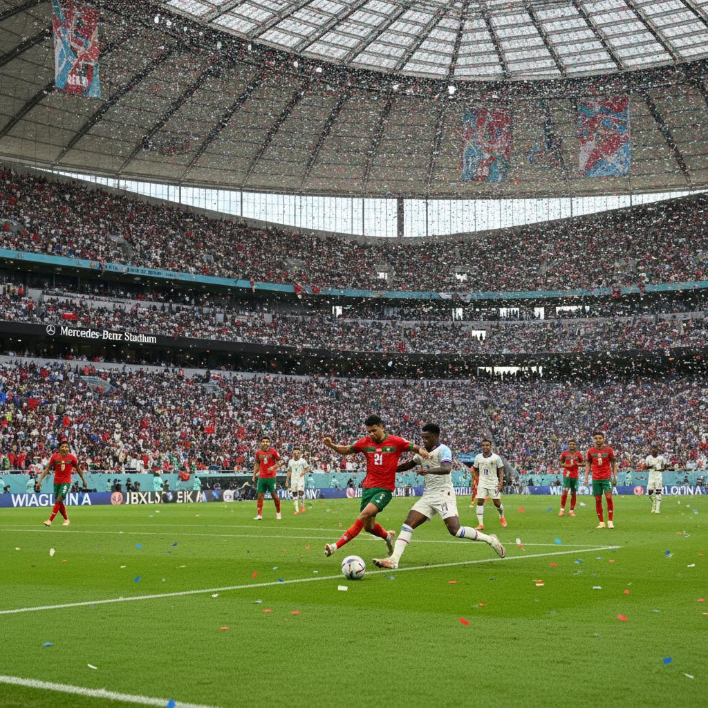 Tertinggal Dua Kali, Maroko Akhirnya Lumat Haiti Empat Gol di Mercedes-Benz Stadium