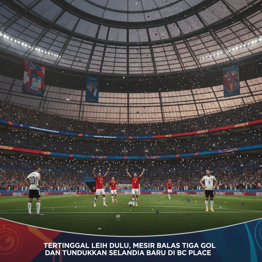 Tertinggal Lebih Dulu, Mesir Balas Tiga Gol dan Tundukkan Selandia Baru di BC Place