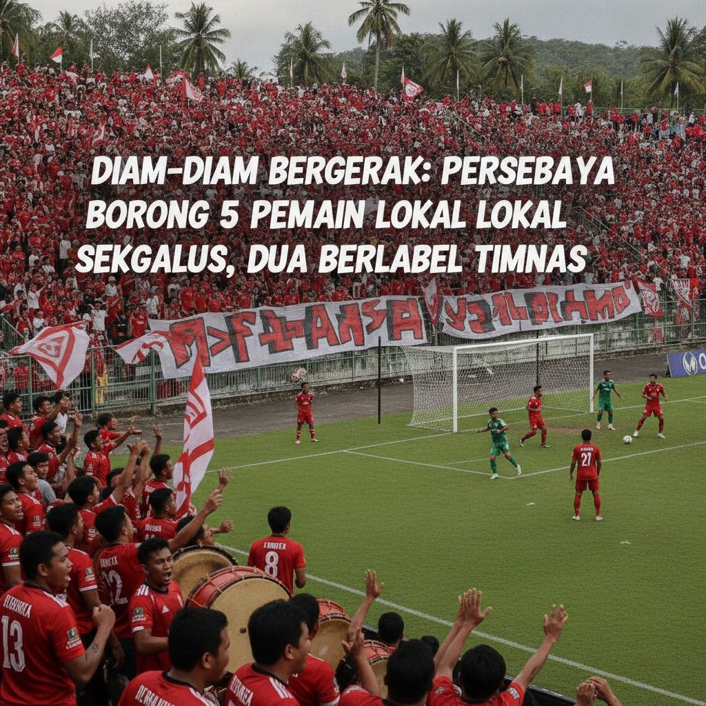 Diam-Diam Bergerak: Persebaya Borong 5 Pemain Lokal Sekaligus, Dua Berlabel Timnas