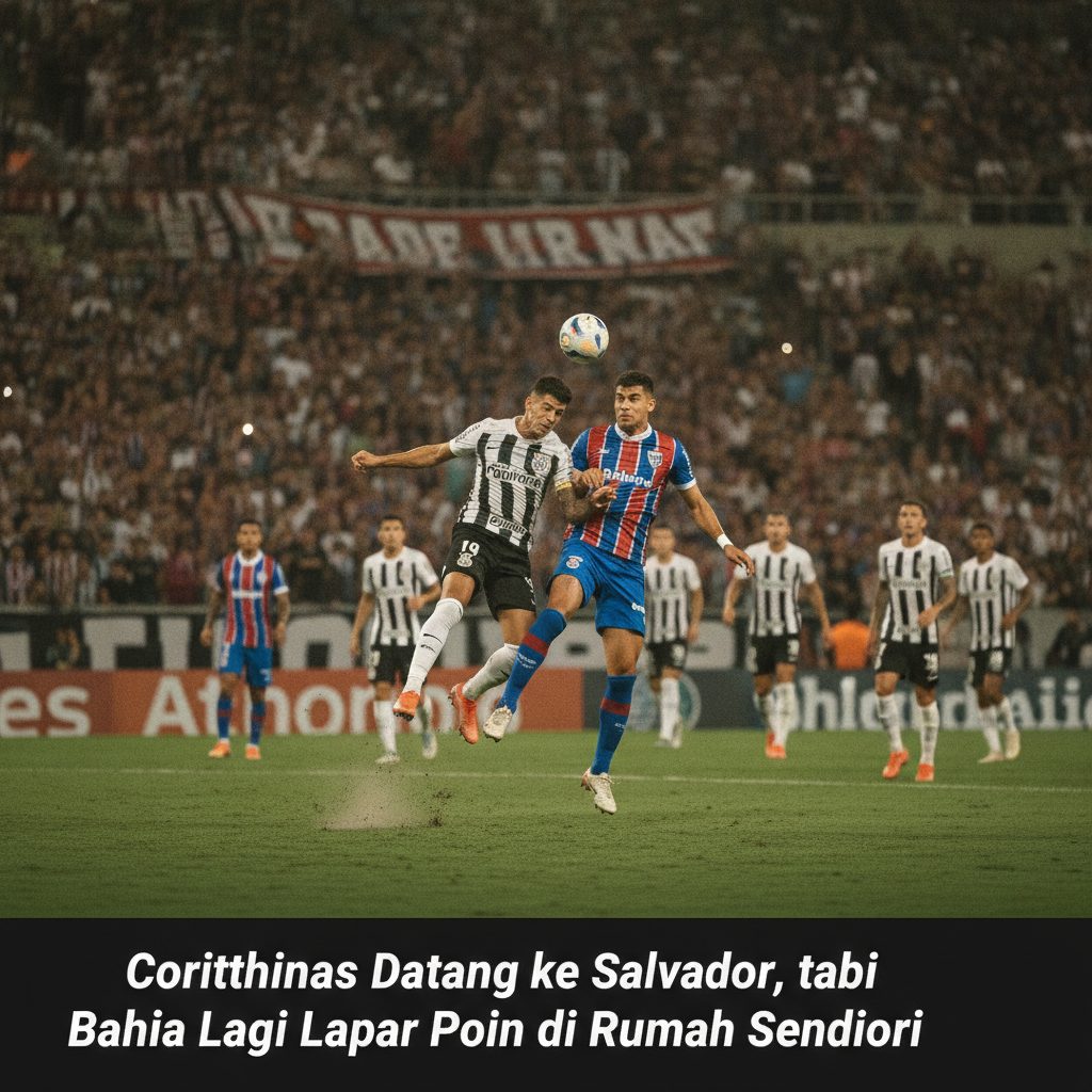Corinthians Datang ke Salvador, tapi Bahia Lagi Lapar Poin di Rumah Sendiri