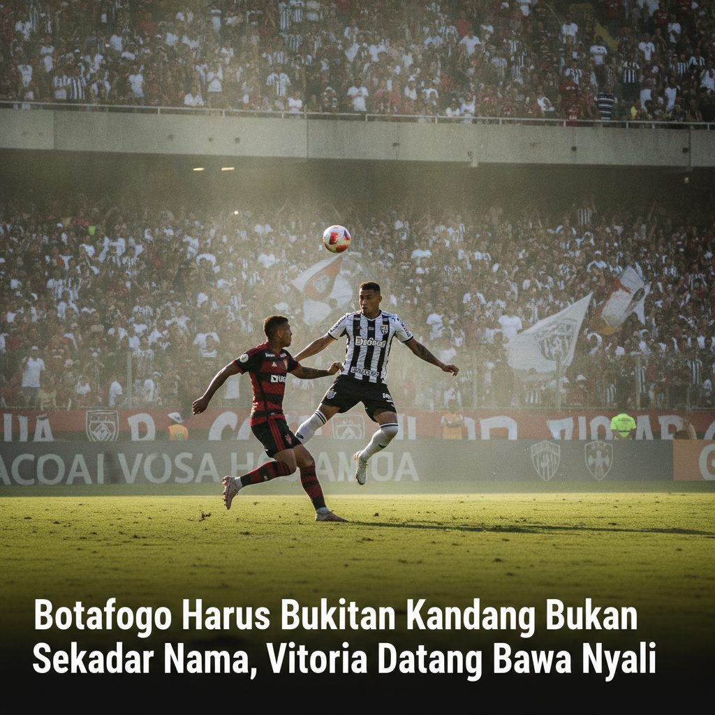 Botafogo Harus Buktikan Kandang Bukan Sekadar Nama, Vitoria Datang Bawa Nyali