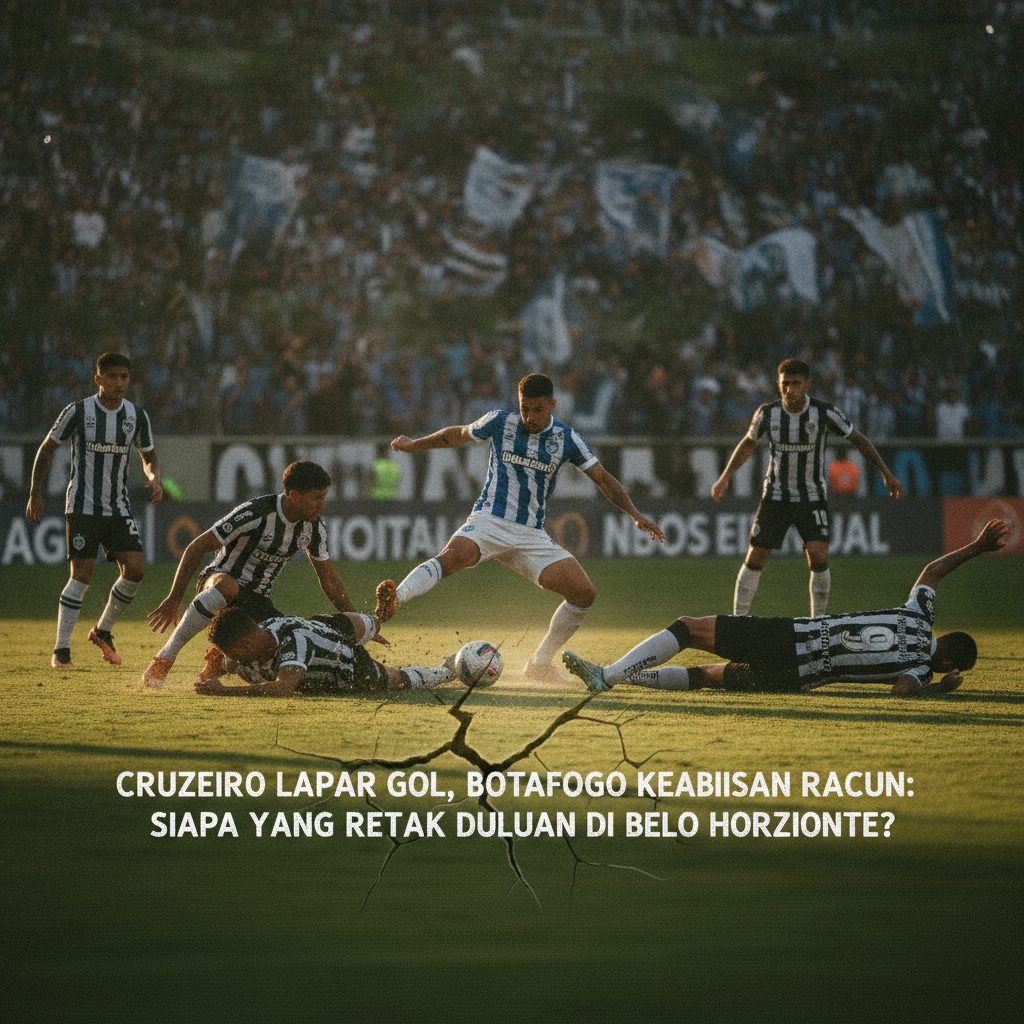 Cruzeiro Lapar Gol, Botafogo Kehabisan Racun: Siapa yang Retak Duluan di Belo Horizonte?