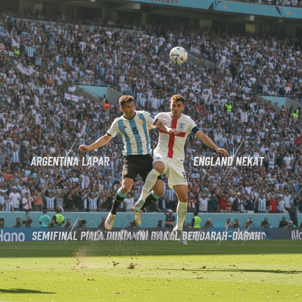 Argentina Lapar, England Nekat — Semifinal Piala Dunia Ini Bakal Berdarah-Darah