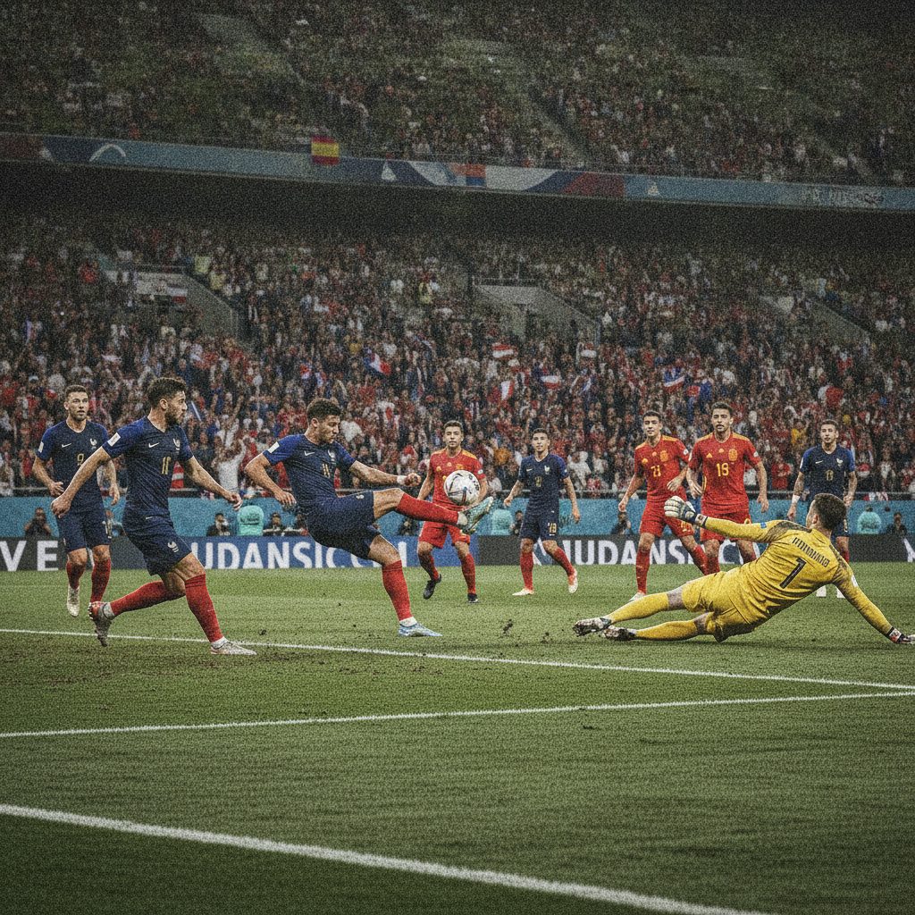Les Bleus Rakus Gol, La Furia Roja Anti-Jebol โ Siapa Yang Akhirnya Retak di Semifinal Ini?