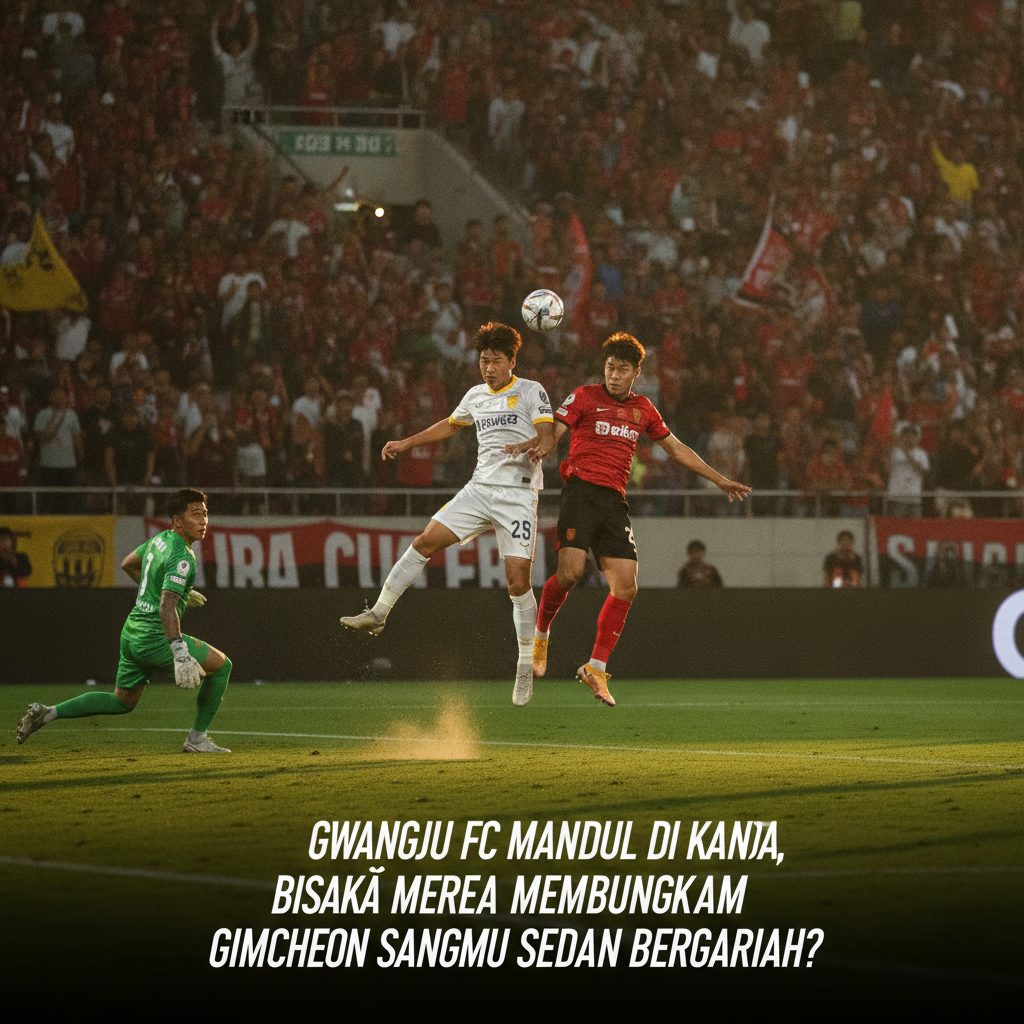 Gwangju FC Mandul di Kandang, Bisakah Mereka Membungkam Gimcheon Sangmu yang Sedang Bergairah?