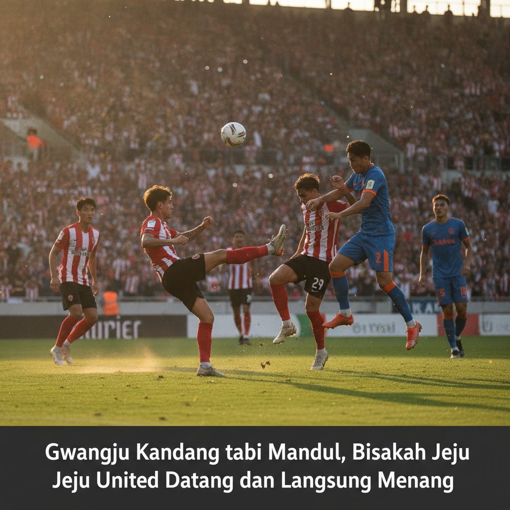 Gwangju Kandang tapi Mandul, Bisakah Jeju United Datang dan Langsung Menang?