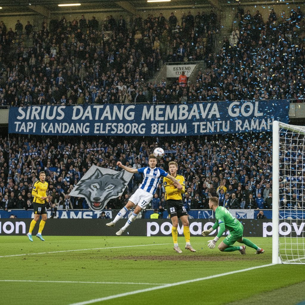 Sirius Datang Membawa Gol, tapi Kandang Elfsborg Belum Tentu Ramah