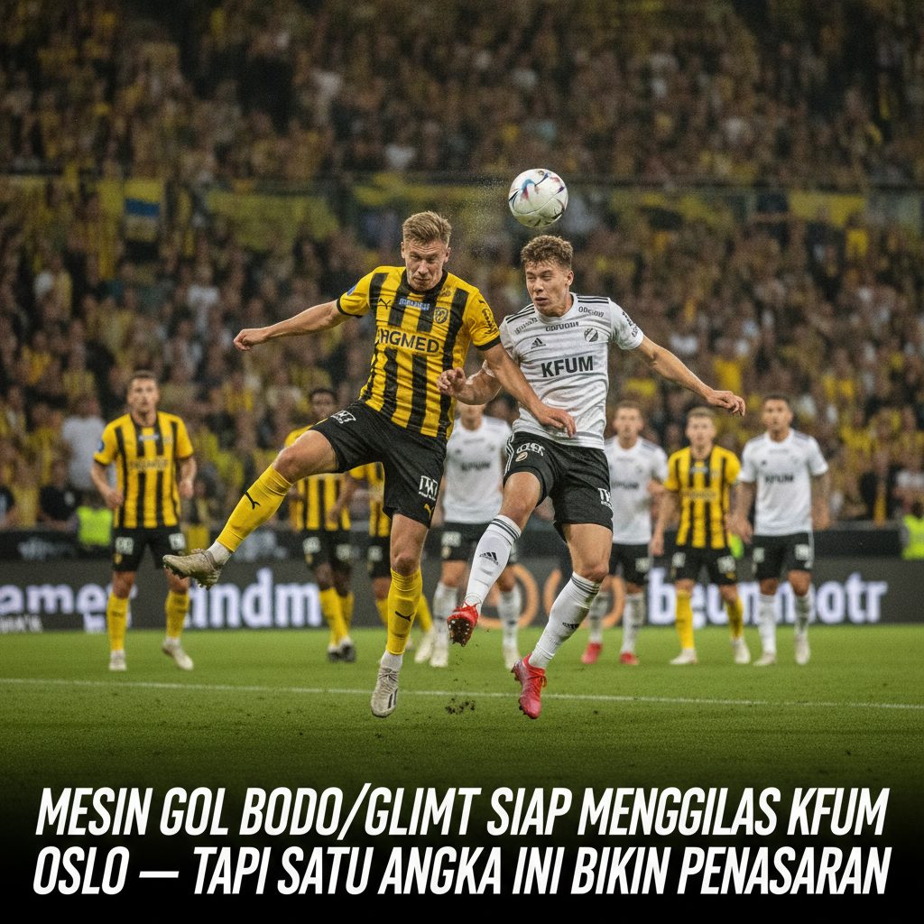 Mesin Gol Bodo/Glimt Siap Menggilas KFUM Oslo — Tapi Satu Angka Ini Bikin Penasaran