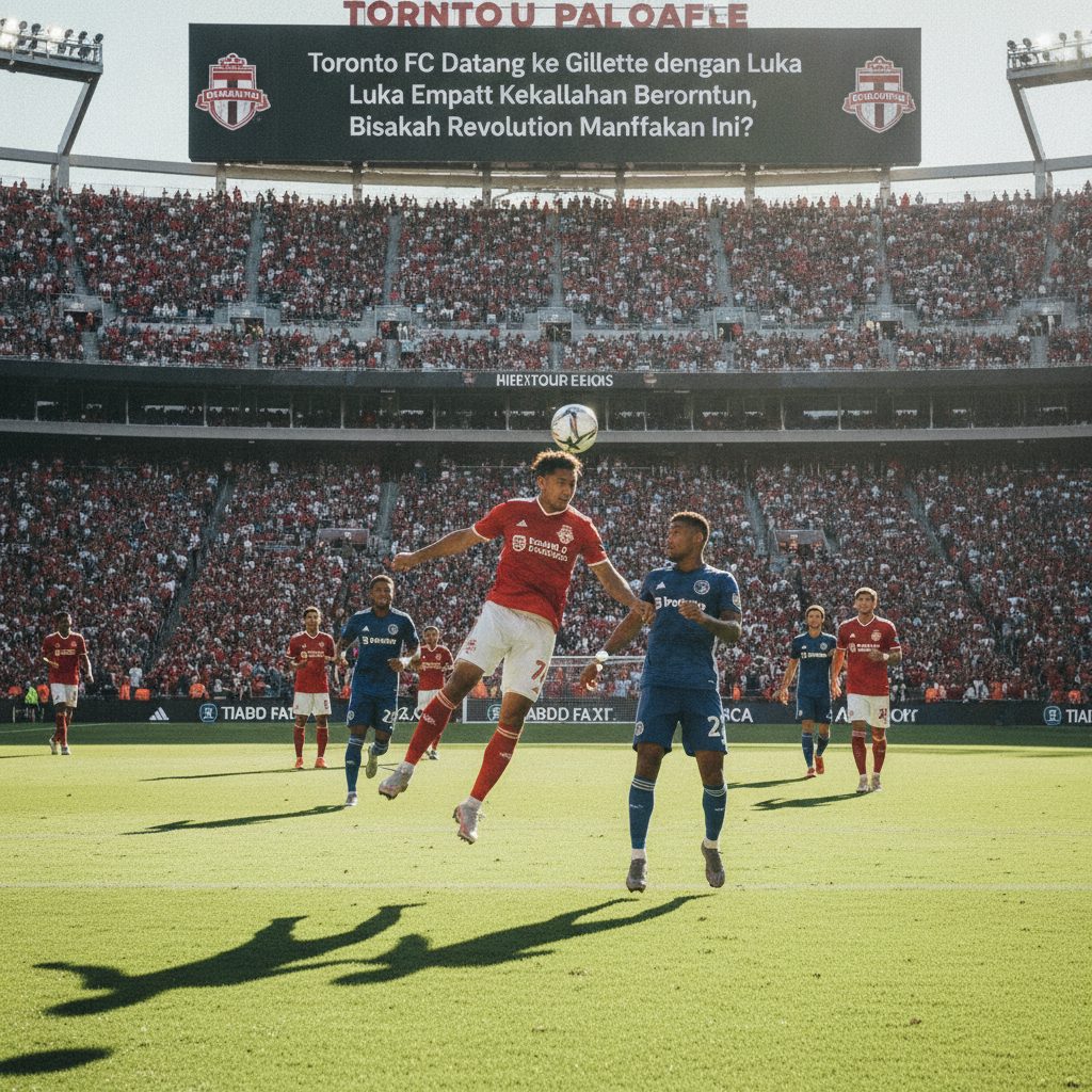 Toronto FC Datang ke Gillette dengan Luka Empat Kekalahan Beruntun, Bisakah Revolution Manfaatkan Ini?