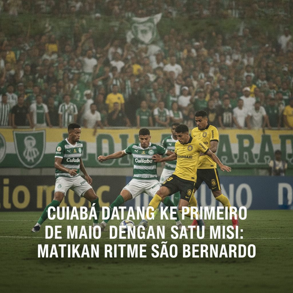 Cuiaba Datang ke Primeiro de Maio dengan Satu Misi: Matikan Ritme Sรฃo Bernardo