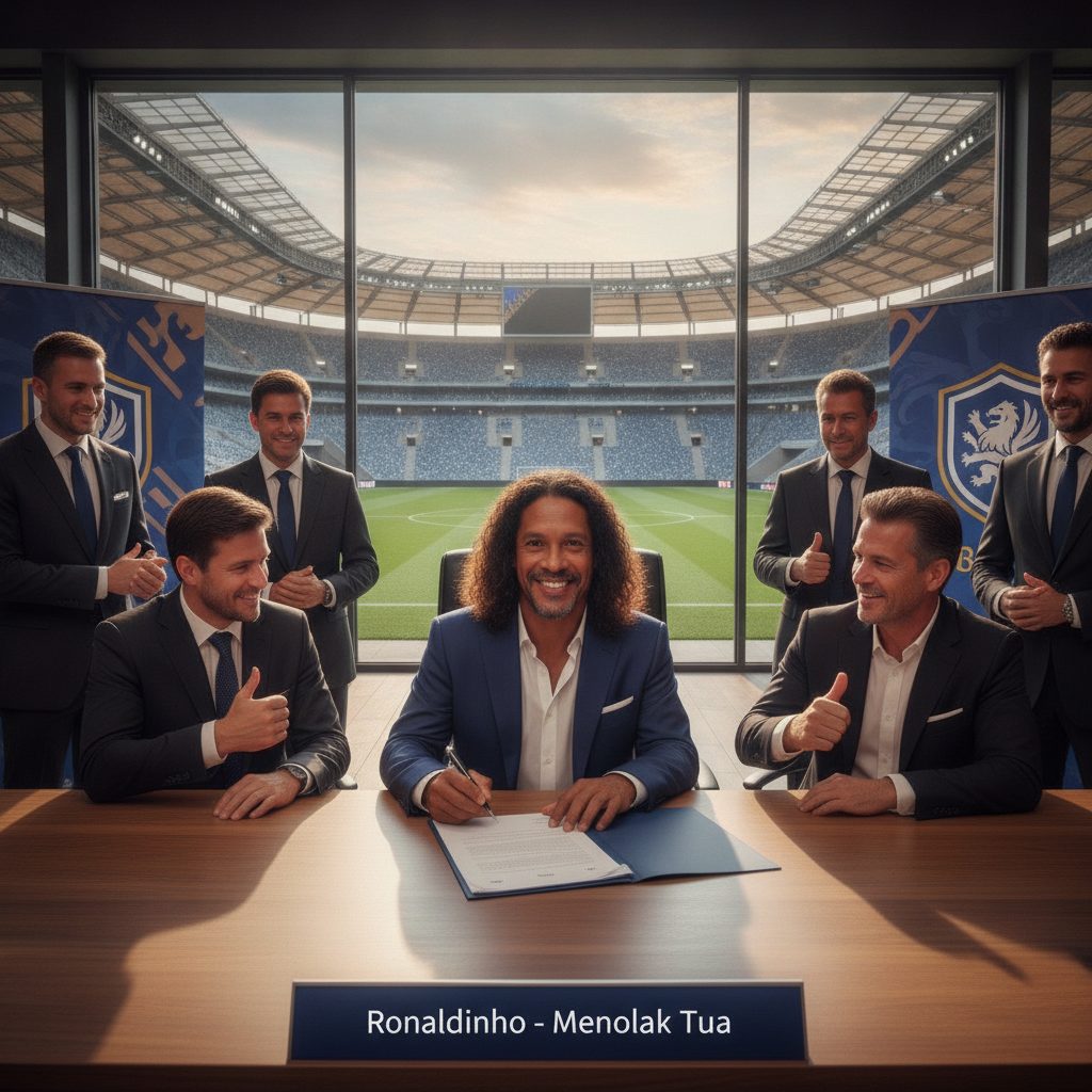 Ronaldinho "Menolak Tua": Sang Legenda Teken Kontrak di Umur 46 &mdash; dan Bisa Main Lagi?