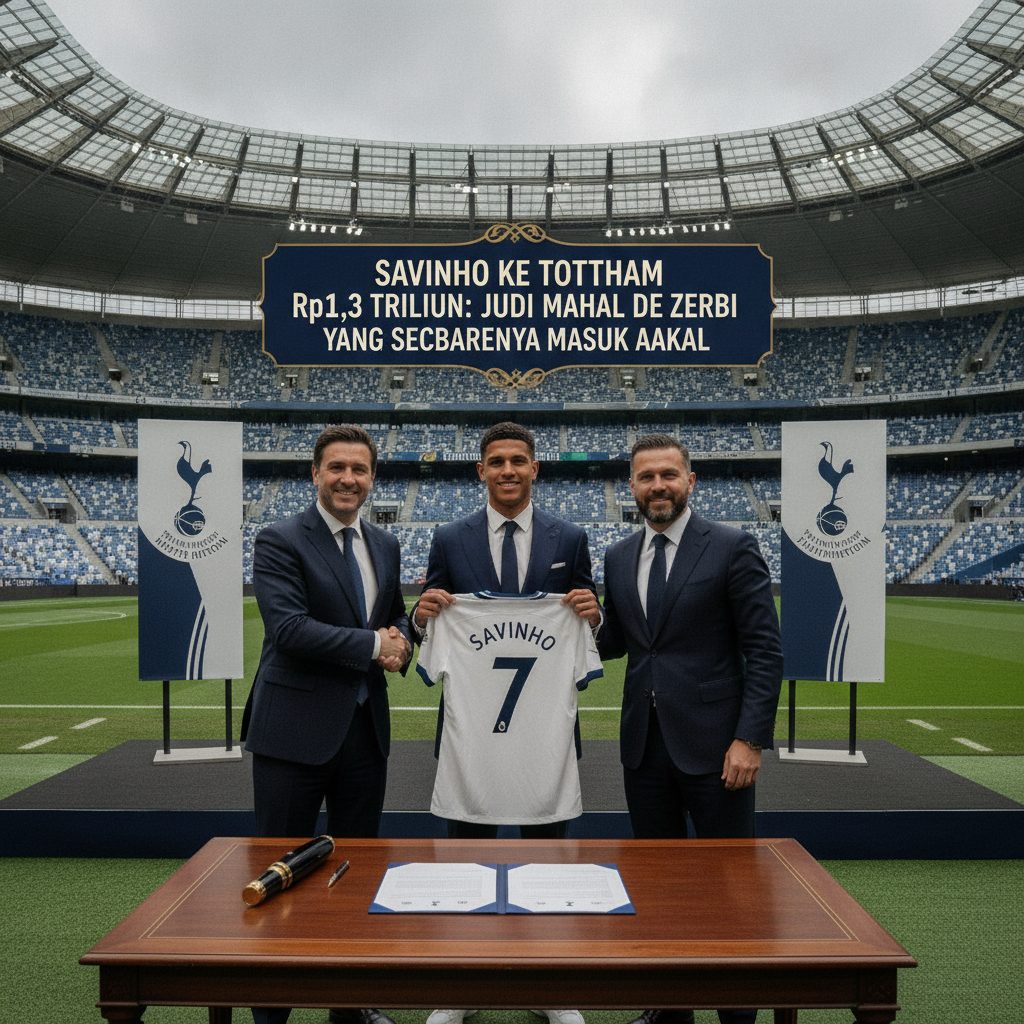 Savinho ke Tottenham Rp1,3 Triliun: Judi Mahal De Zerbi yang Sebenarnya Masuk Akal