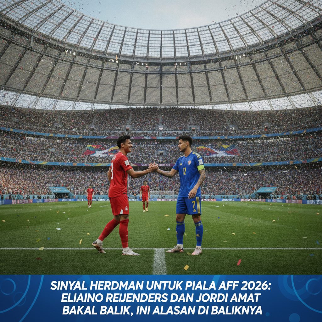 Sinyal Herdman untuk Piala AFF 2026: Eliano Reijnders dan Jordi Amat Bakal Balik, Ini Alasan di Baliknya