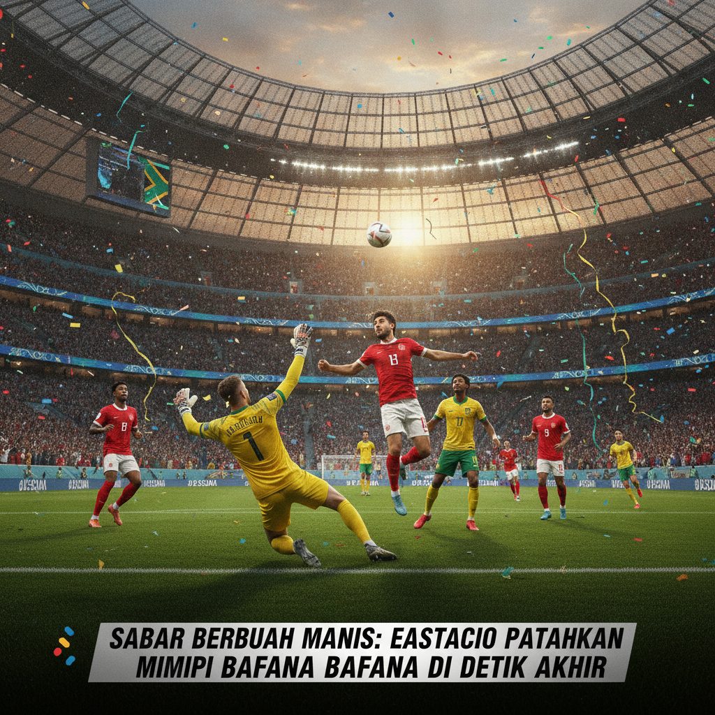 Sabar Berbuah Manis: Eustaquio Patahkan Mimpi Bafana Bafana di Detik Akhir
