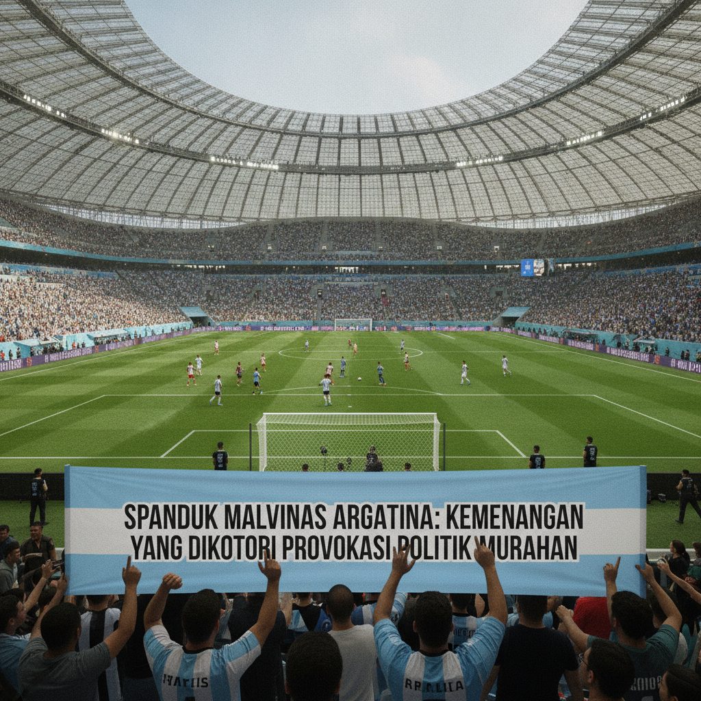 Spanduk Malvinas Argentina: Kemenangan yang Dikotori Provokasi Politik Murahan