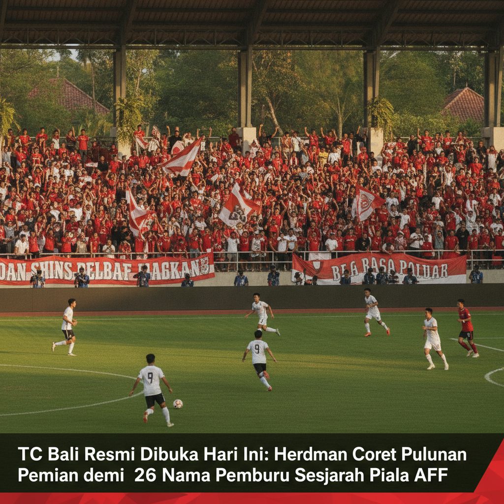 TC Bali Resmi Dibuka Hari Ini: Herdman Coret Puluhan Pemain demi 26 Nama Pemburu Sejarah Piala AFF