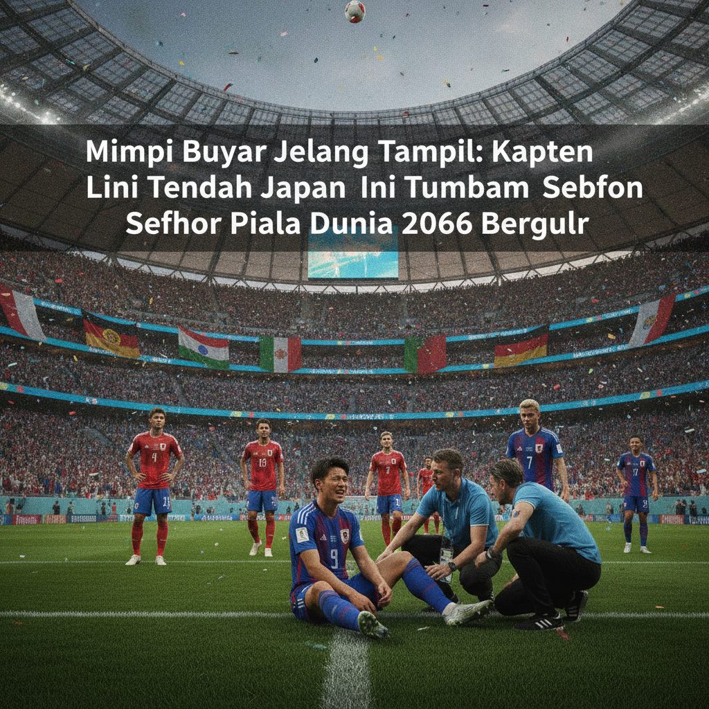 Mimpi Buyar Jelang Tampil: Kapten Lini Tengah Jepang Ini Tumbang Sebelum Piala Dunia 2026 Bergulir