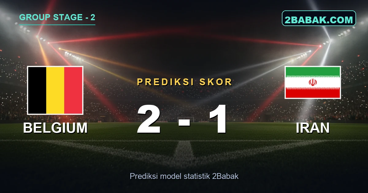 Prediksi Belgium vs Iran: Setan Merah Hadapi Ujian Sesungguhnya di SoFi
