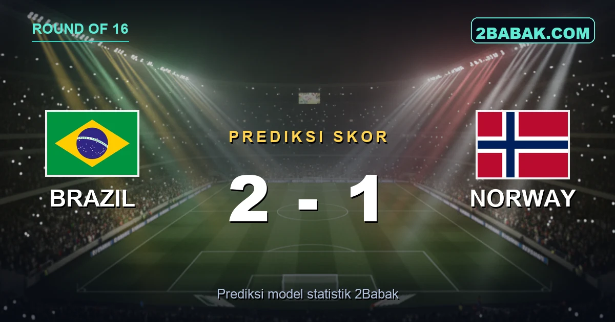 Prediksi Brasil vs Norwegia: Selecao Diunggulkan, tapi Haaland Siap Bikin Kejutan