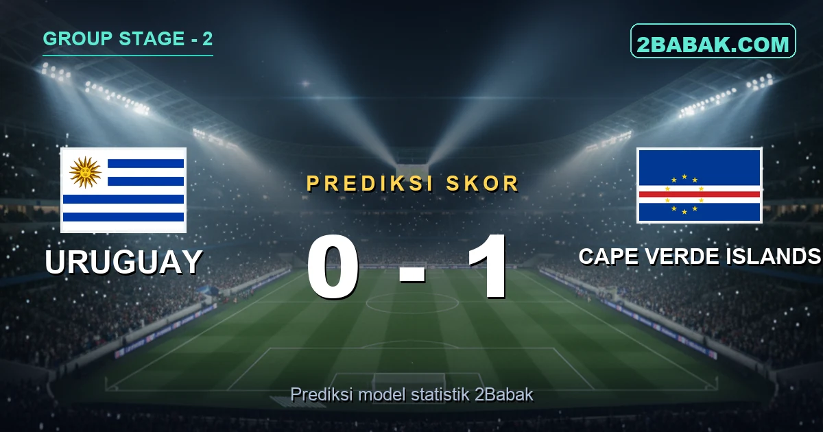 Prediksi Uruguay vs Cape Verde Islands: Kejutan Kepulauan Bisa Tenggelamkan La Celeste